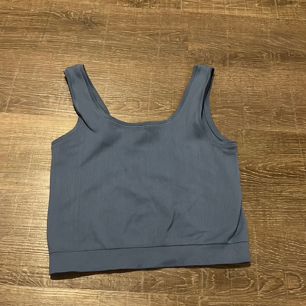 blue kids athleta girl top in size 14/16